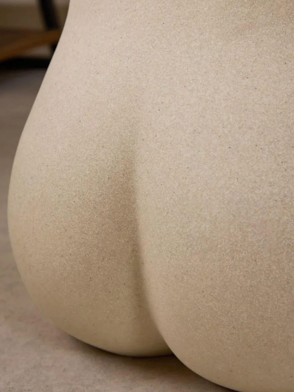 Next Natural Bum Shaped Bin^ Bathroom Accessories