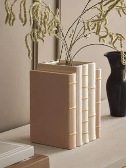 Outlet Next Natural Ceramic Books Vase