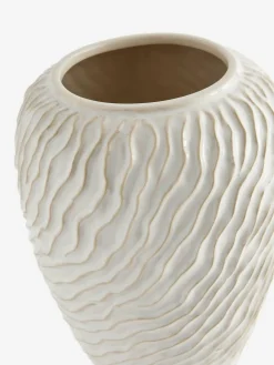 Online Next Natural Ceramic Fairford Textured Large Vase