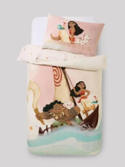 Online Next Natural Disney Moana 100% Cotton Duvet Cover and Pillowcase Set
