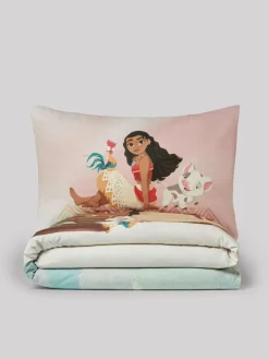 Online Next Natural Disney Moana 100% Cotton Duvet Cover and Pillowcase Set