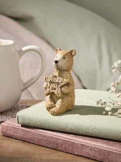 Hot Next Natural Extra Small Bertie The Bear Shining Star Ornament