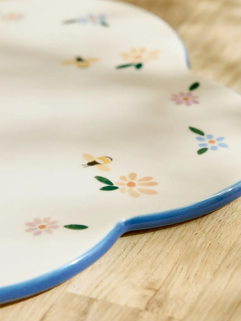 Next Natural Floral Ceramic Trivet^ Storage & Organisation