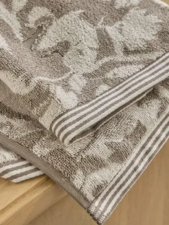 Sale Next Natural Floral Egyptian Cotton Towel