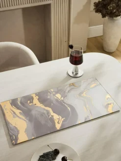 Next Natural Galaxy Glass Table Centrepiece^ Table Linen, Placemats & Coasters