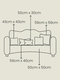 Next Natural Hamish The Highland Cow Trio 50 x 30cm Cushion^ Cushions & Throws