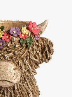 Next Natural Hamish the Highland Cow Floral Vase^ Vases