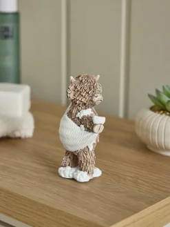 Next Natural Hamish the Highland Cow Bathroom Towel Ornament^ Bathroom Accessories|Ornaments