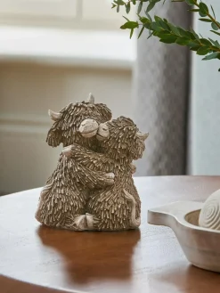Next Natural Hamish The Highland Cow Hugging Ornament^ Ornaments