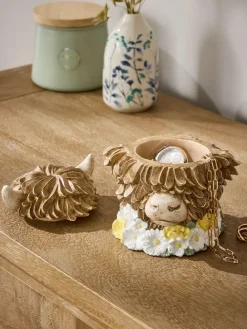 Best Next Natural Hamish The Highland Cow Trinket Pot