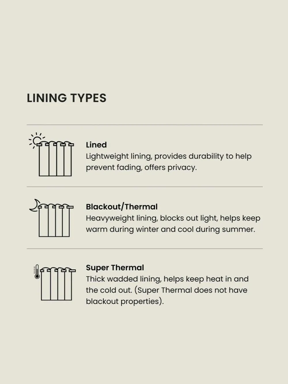 Discount Next Heavyweight Chenille Pencil Pleat Blackout/Thermal Curtains Natural