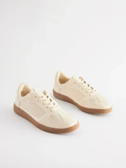 Next Natural Lace-Up Trainers^Women Wide Fit & Extra Wide Fit|Sneakers