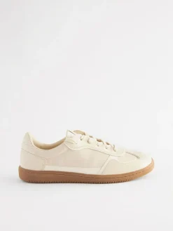 Next Natural Lace-Up Trainers^Women Wide Fit & Extra Wide Fit|Sneakers
