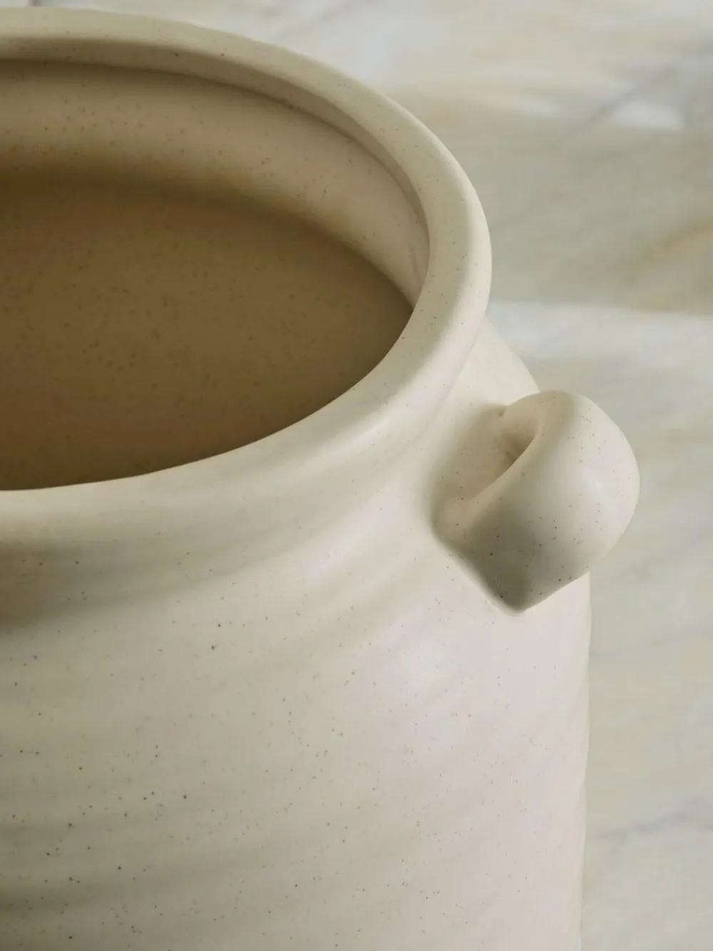 Discount Next Natural Large Ceramic Utensil Pot