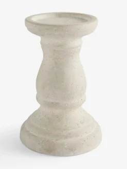 Discount Next Natural Lydford Pillar Candle Holder