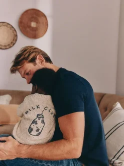 Next Natural Milk Club Embroidered Baby Cardigan^BOY Unisex|Knitwear