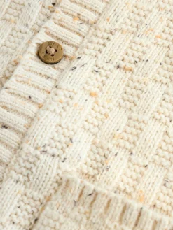 Next Natural Milk Club Embroidered Baby Cardigan^BOY Unisex|Knitwear