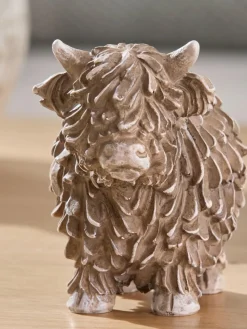 Next Natural Mini Hamish The Highland Cow Ornament^ Ornaments