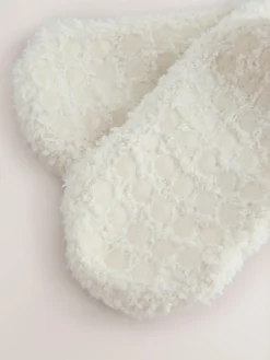 Online Next Moon and Star Cosy Ankle Socks Natural