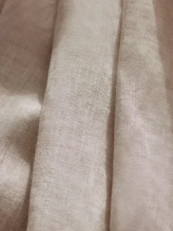 Next Natural N. Premium Collection 100% Linen Wave Header Lined Curtains^ Curtains & Blinds