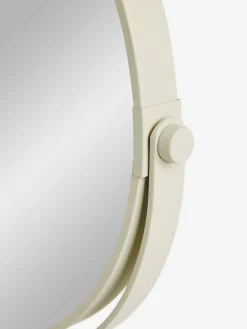 Online Next Resin Ribbed 5x Magnification Dressing Table Mirror Natural