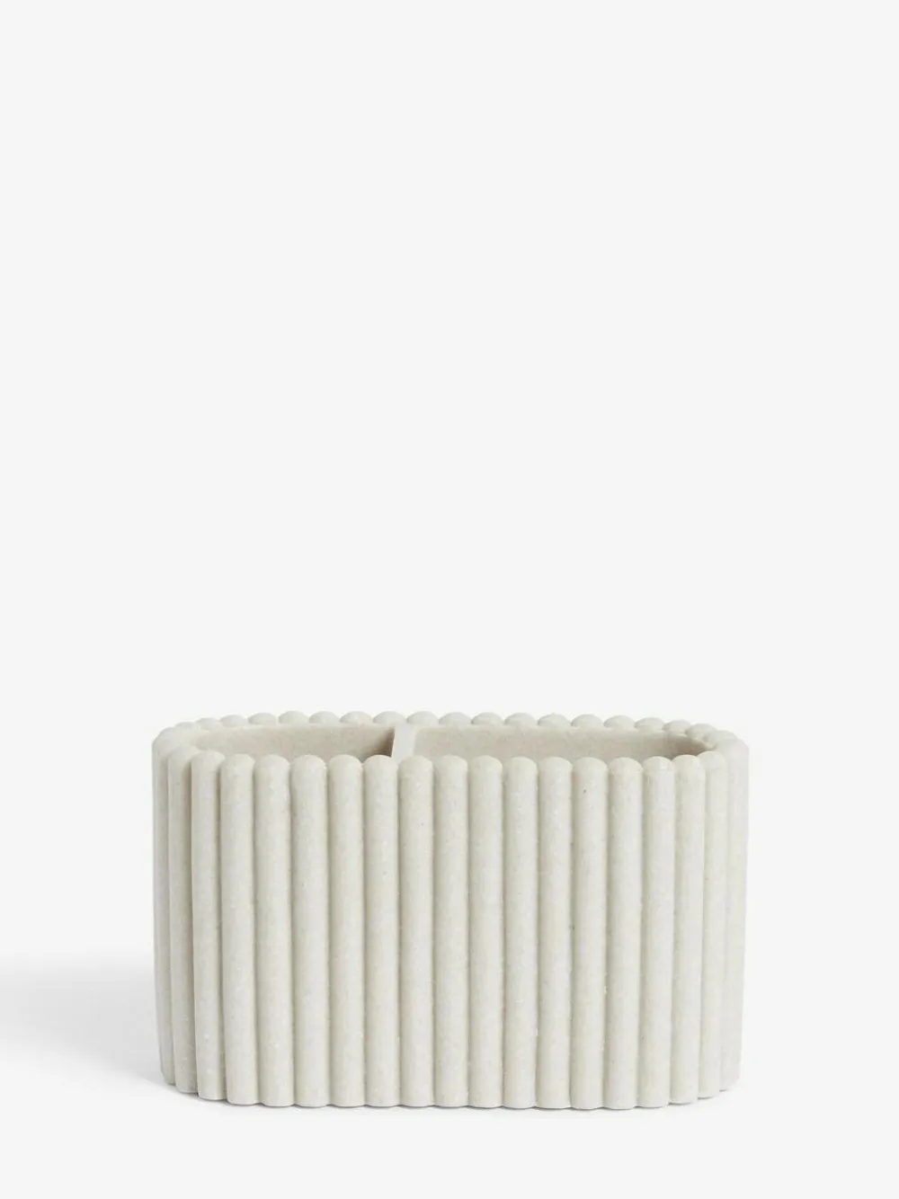 New Next Rib Toothbrush Holder Natural