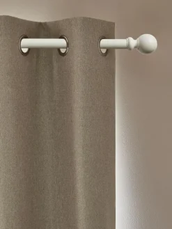 Next Soft Marl Blackout/Thermal Eyelet Curtains^ Curtains & Blinds