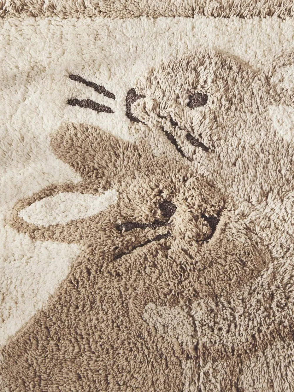 Hot Next Natural Spring Bunny Bath Mat