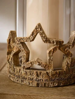 Sale Next Natural Star Candle Holder Hurricane