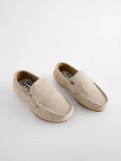 Next Standard Fit (F) Suede Slip-Ons Loafer Shoes^BOY Shoes|Occasionwear
