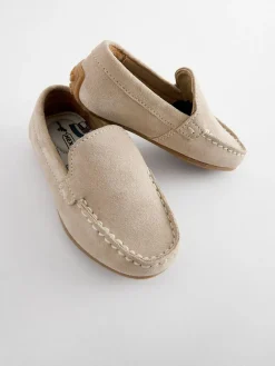 Next Standard Fit (F) Suede Slip-Ons Loafer Shoes^BOY Shoes|Occasionwear