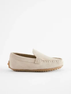 Next Wide Fit (G) Suede Slip-Ons Loafer Shoes^BOY Shoes|Occasionwear