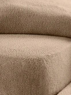 Next Natural Teddy Fleece Deep Fitted Sheet^ Bedsheets & Pillow Cases