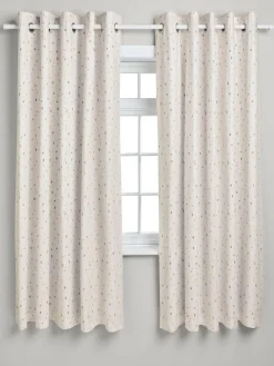 Next Natural Terrazzo Eyelet Blackout Curtains^ Curtains & Blinds