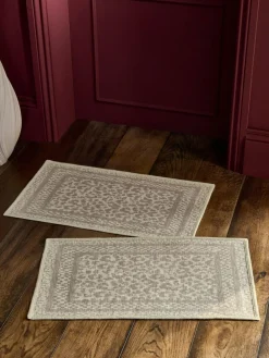 Next Natural Washable Leopard Print Doormat^ Rugs & Runners