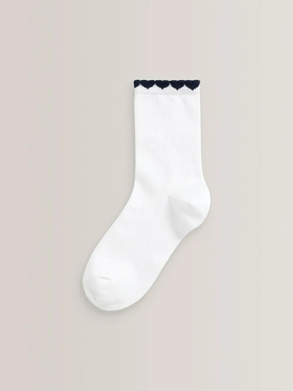 Clearance Next 5 Pack Cotton Rich Gingham Ankle School Socks Navy