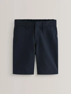 Hot Next 2 Pack Flat Front School Shorts (3-14yrs) Navy