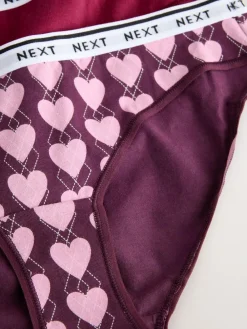 Next Bikini Cotton Logo Knickers 4 Pack^Women Panties