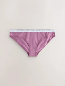 Next Bikini Cotton Logo Knickers 4 Pack^Women Panties