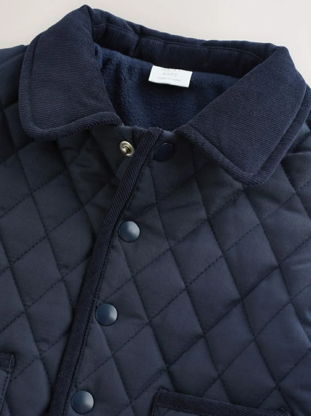 Next Baby Quilted Cord Collar Jacket (0mths-2yrs)^BOY Coats, Jackets & Pramsuits|Coats, Jackets & Pramsuits