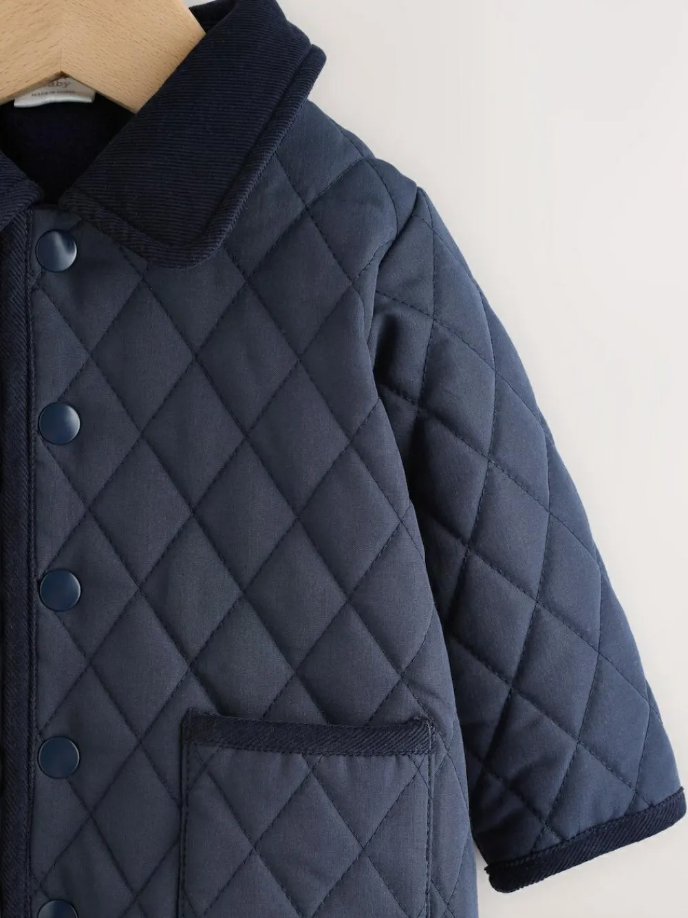 Next Baby Quilted Cord Collar Jacket (0mths-2yrs)^BOY Coats, Jackets & Pramsuits|Coats, Jackets & Pramsuits
