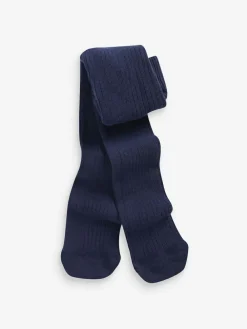 Outlet Next Baby Single Rib Tights (0-18mths) Navy