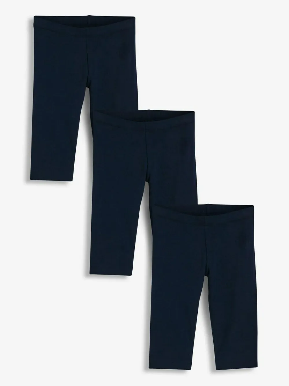 Sale Next 3 Pack Cropped Leggings (3-16yrs) Navy Blue