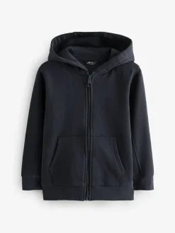 Next Navy Blue 1 Pack Plain Zip Through Hoodie (3-16yrs)^BOY Sweatshirts & Hoodies