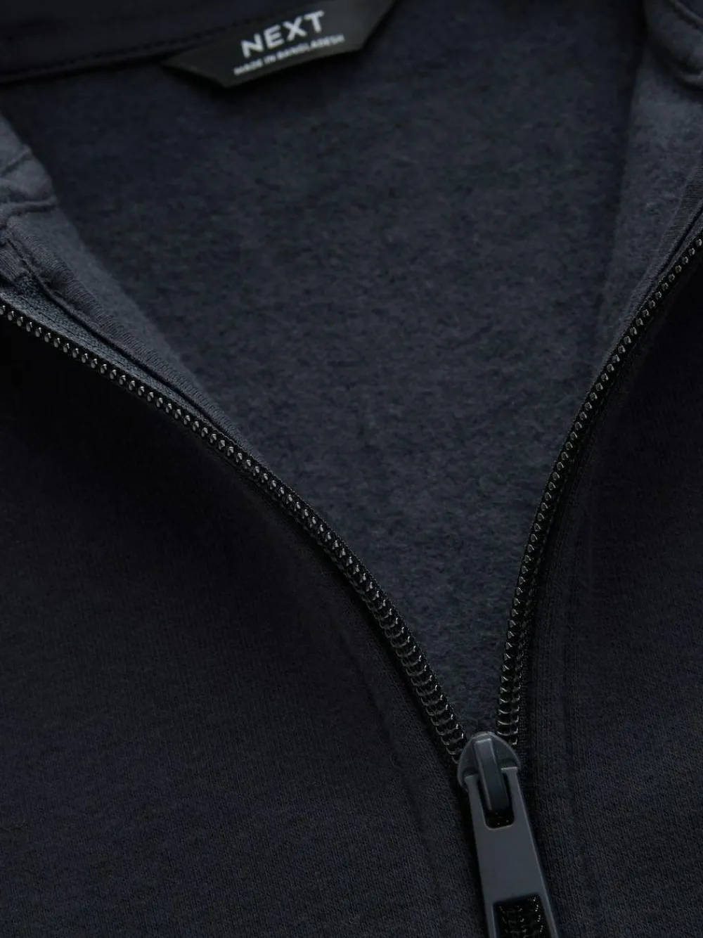 Next Navy Blue 1 Pack Plain Zip Through Hoodie (3-16yrs)^BOY Sweatshirts & Hoodies