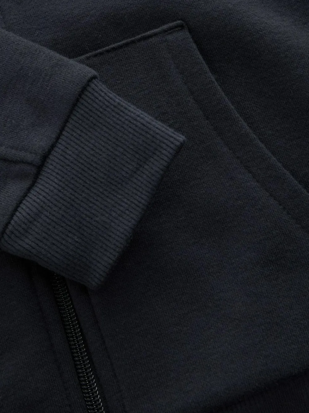 Next Navy Blue 1 Pack Plain Zip Through Hoodie (3-16yrs)^BOY Sweatshirts & Hoodies