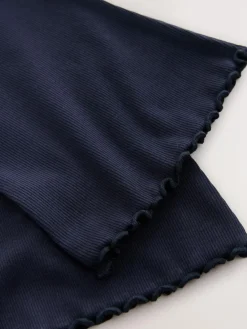 Outlet Next Navy Blue 1 Pack Rib Flare Leggings (3-16yrs)