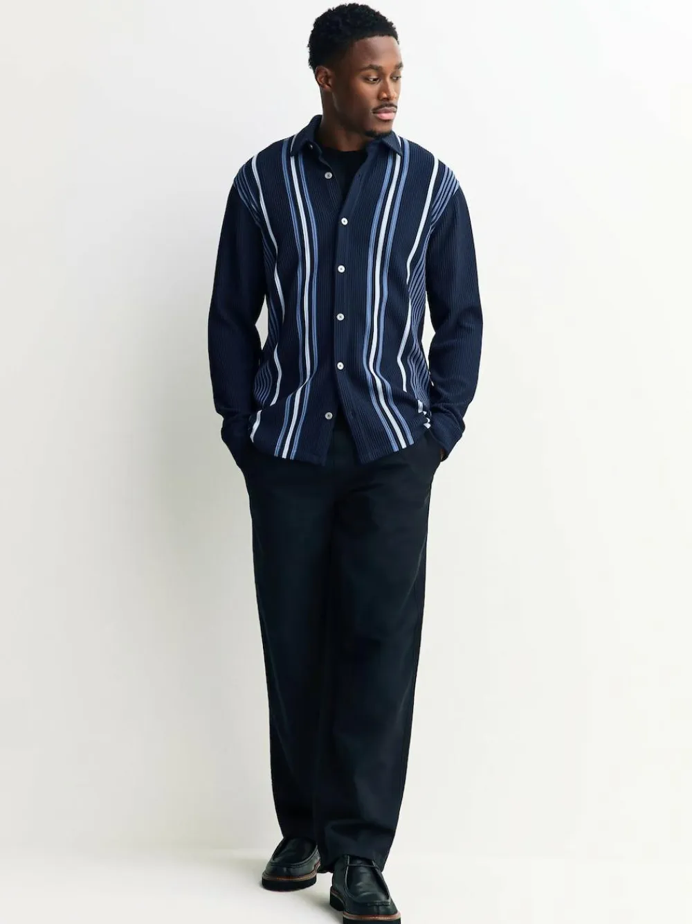 Next Stripe Short Sleeve Jersey Shirt^ Shirts