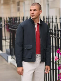 Next Borg Lined Shower Resistant Harrington Jacket^ Coats & Jackets|Coats & Jackets