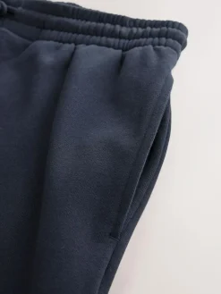 Next Navy Blue Brushback Heavyweight Open Joggers^ Loungewear|Joggers